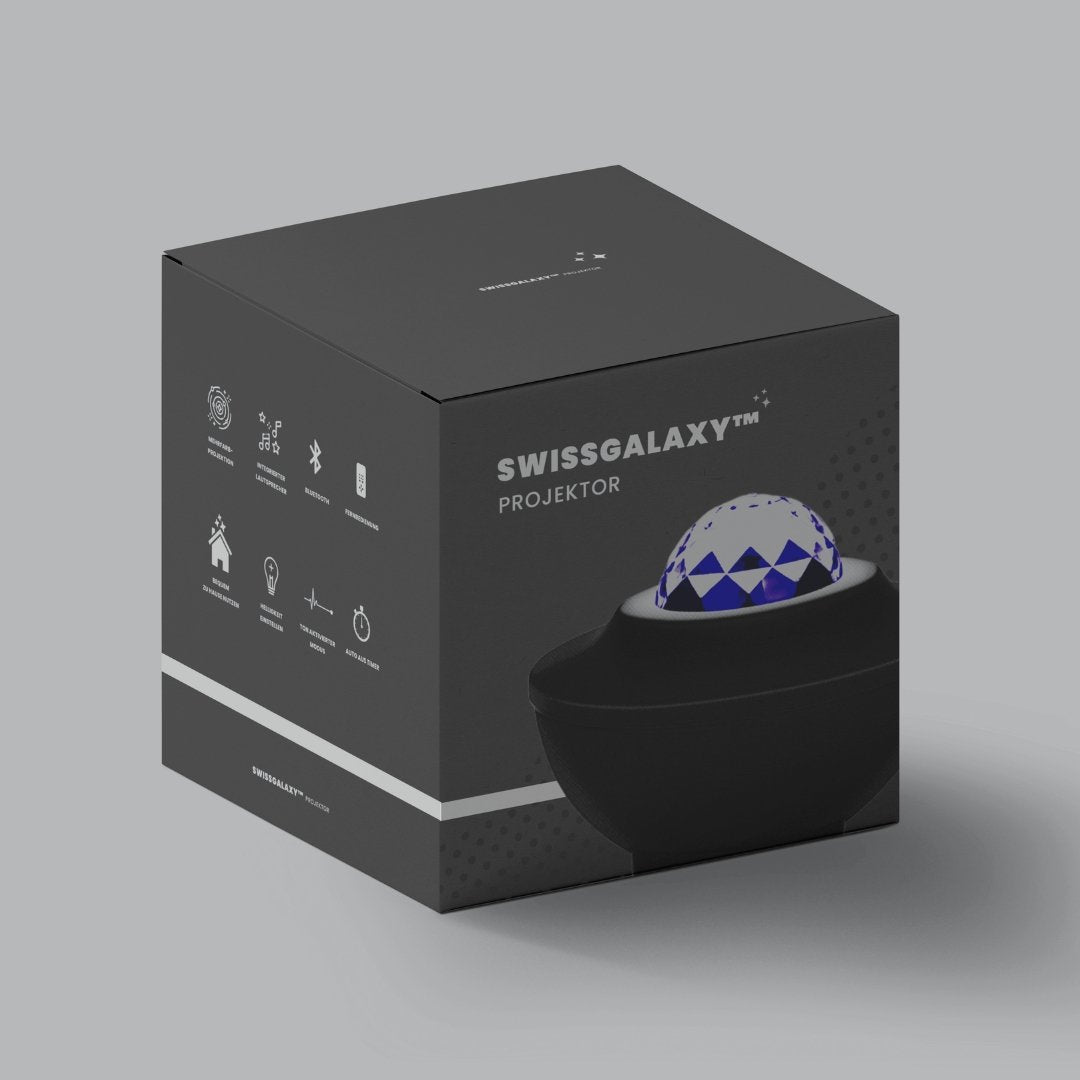 SwissGadgetGalaxy™ - Sternenhimmel Projektor mit Bluetooth - SwissGadget