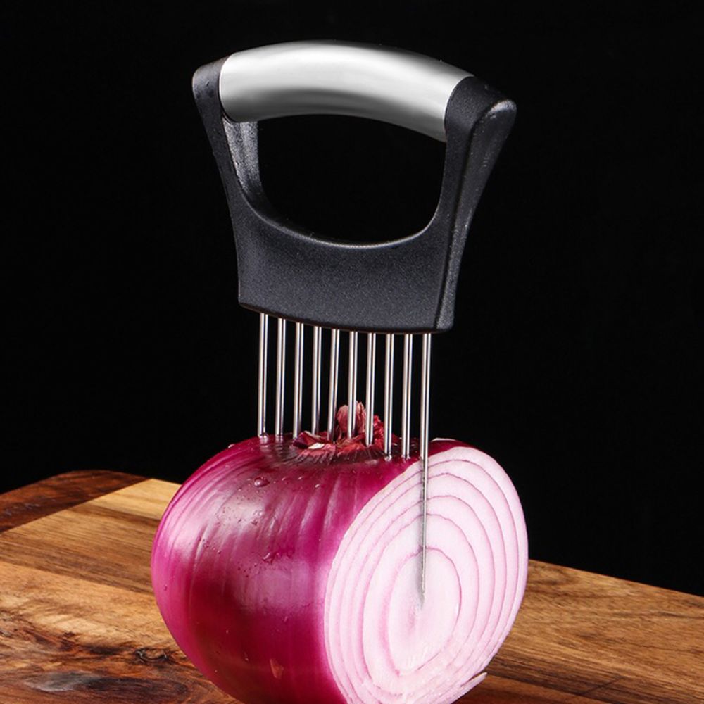 OnionMasterPro™ Zwiebelschneider aus Edelstahl - Effizientes Küchenwerkzeug - SwissGadget